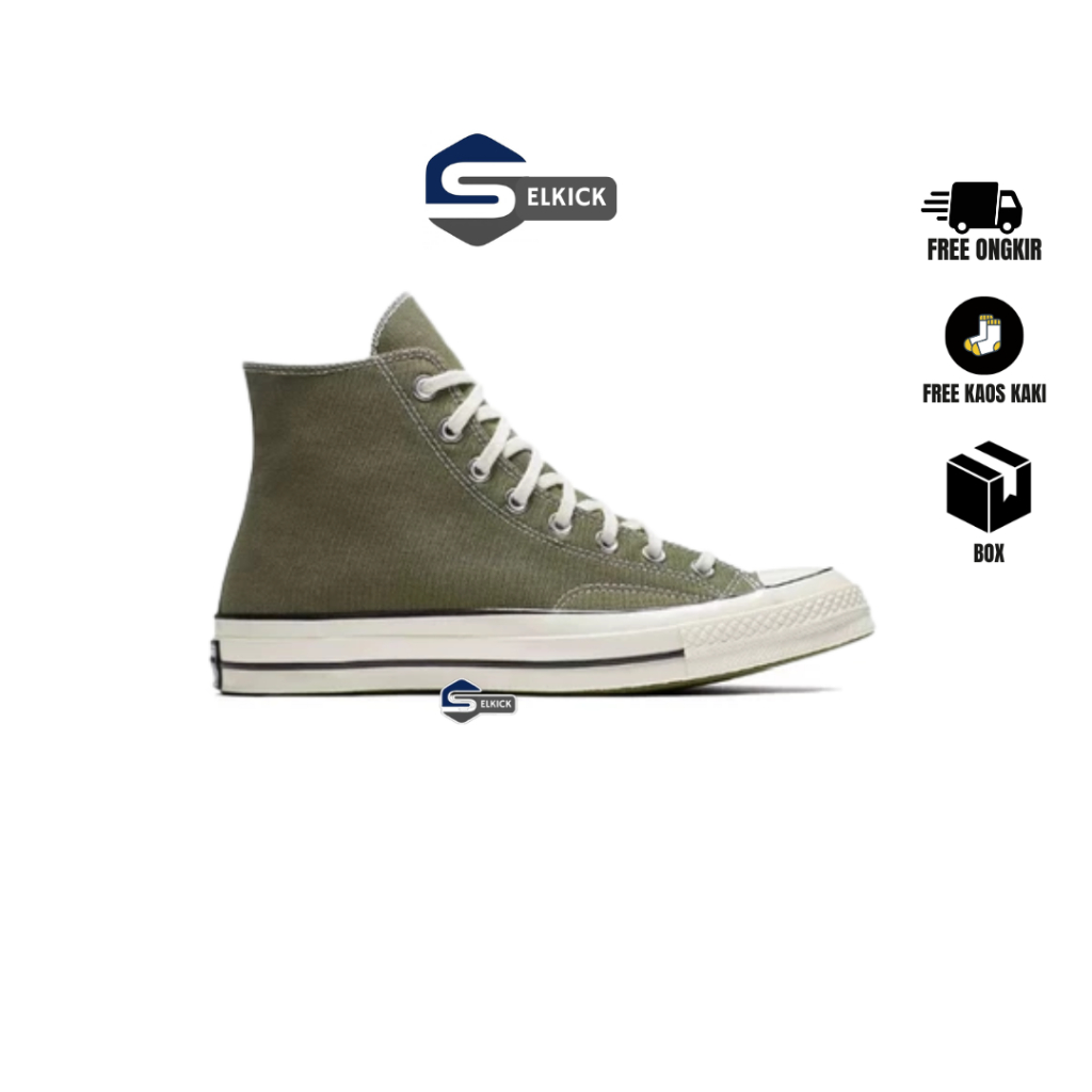 sneakers Converse 70s HI Field Green Surplus - selkick