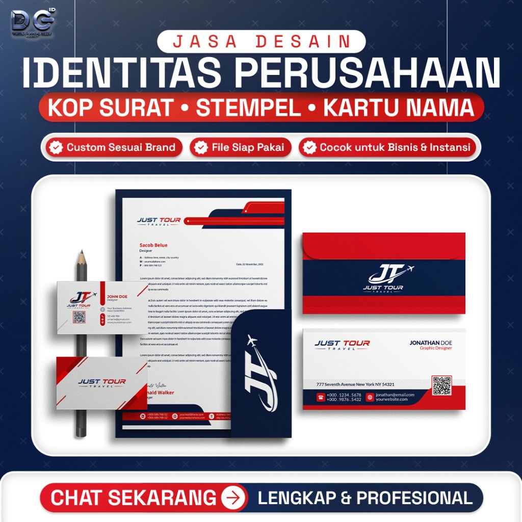 Jasa Desain Kop Surat Kartu Nama Stempel Invoice & Identitas Perusahaan Profesional – DC ID