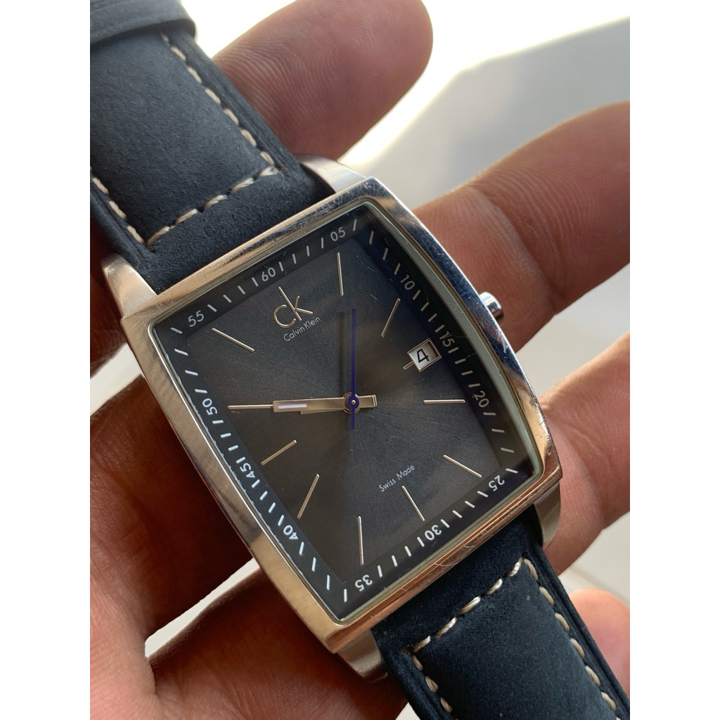 Calvin Klein jam tangan pria original swiss Made preloved/second/bekas
