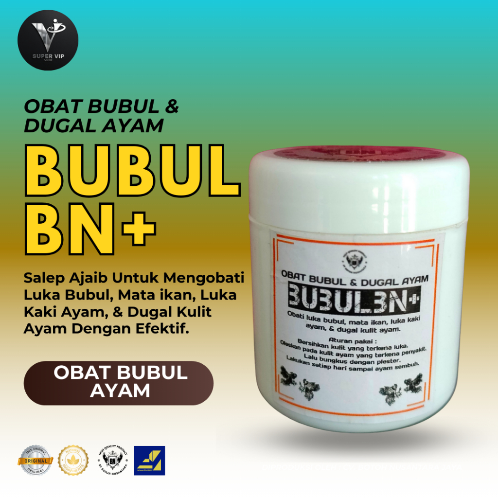 BUBULBN+ Obat Bubul Pada Kaki Ayam -  salep Bubul Ayam, Dugal, Mata ikan & Penyakit Kulit Lainnya