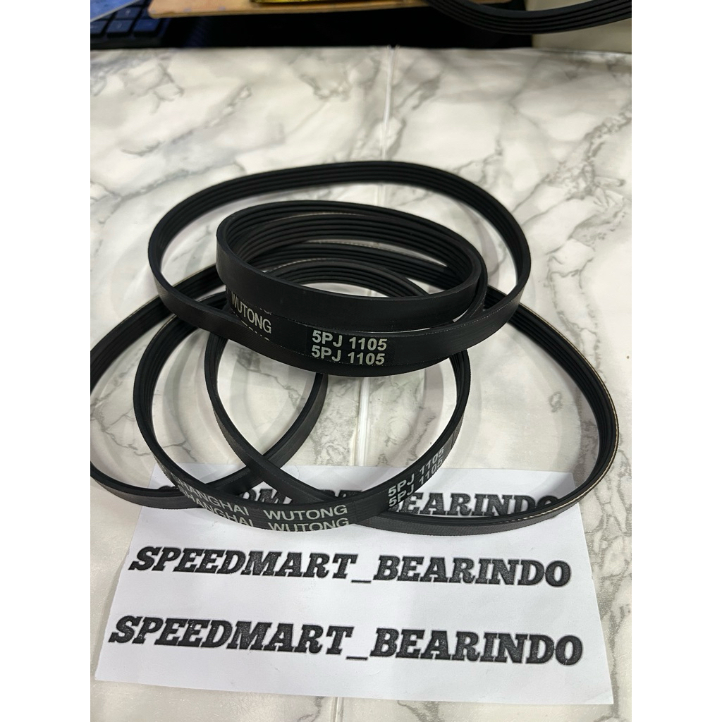 TALI KIPAS V BELT MESIN CUCI 5PJ 1105 (4 JALUR)