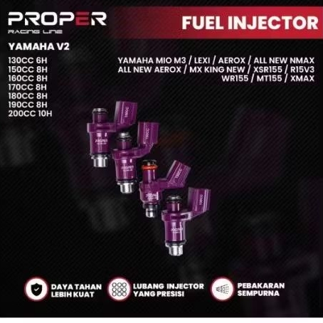 PROPER INJECTOR PROPER YAMAHA V2/INJECTOR PROPER Mio m3/nmax new/aerox new/mx king new/R15 v3/injekt