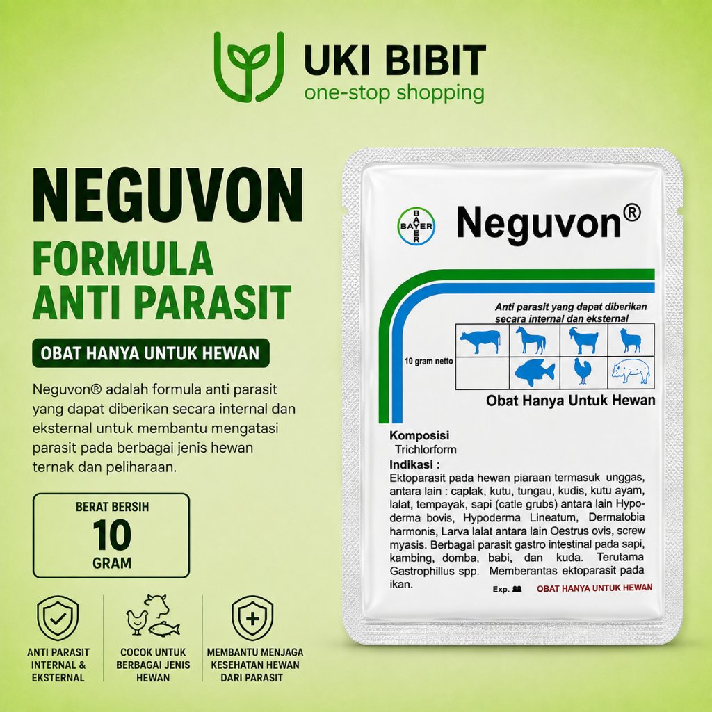 NEGUVON Racun Pembasmi Serangga dan Parasit Ampuh | NEGUVON Repack 10 Gram