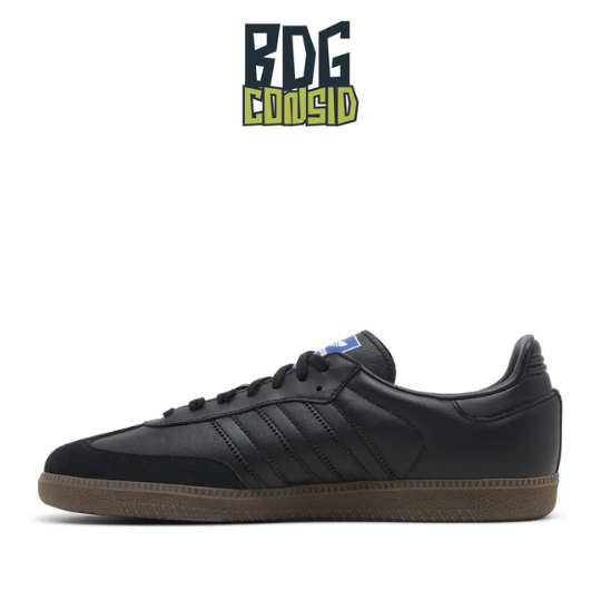 Sepatu Sneakers Samba OG Core Black Gum Triple Black -bdgconsid