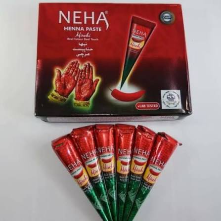 Neha Henna Paste warna Mirchi (merah cabai) per pieces