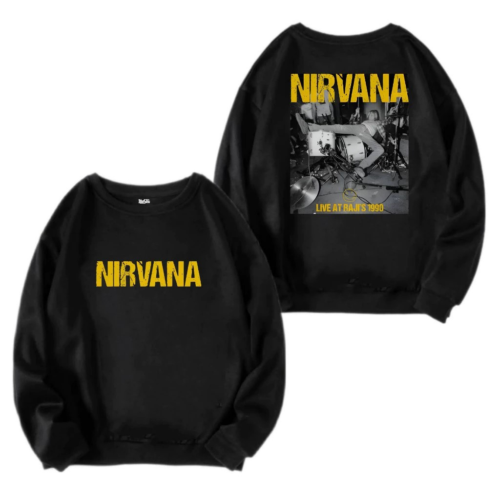 Dhoskie Crewneck Nirvana sweatshirt musik Unisex