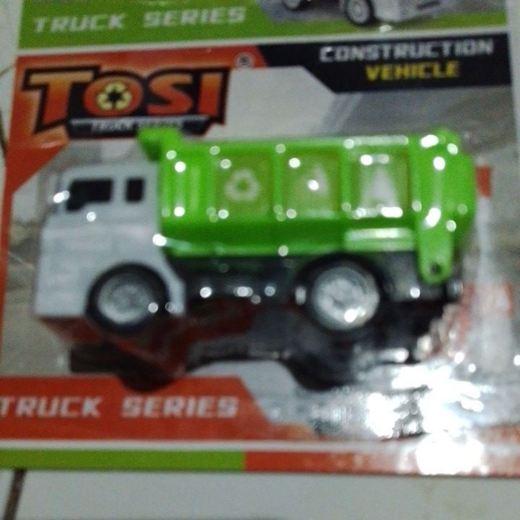 Mobil mini Konstruksi DIY 1 Pcs - KGP10 hijau