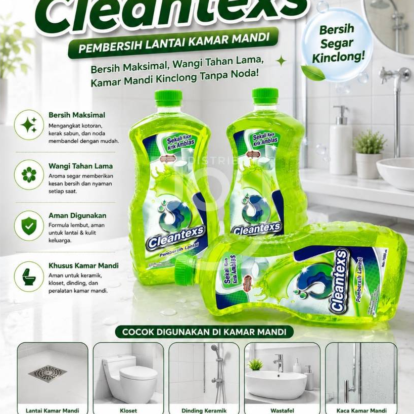 (AJ) PEMBERSIH KERAK CLEANTEXS / PEMBERSIH LANTAI / CAIRAN PEMBERSIH LANTAI
