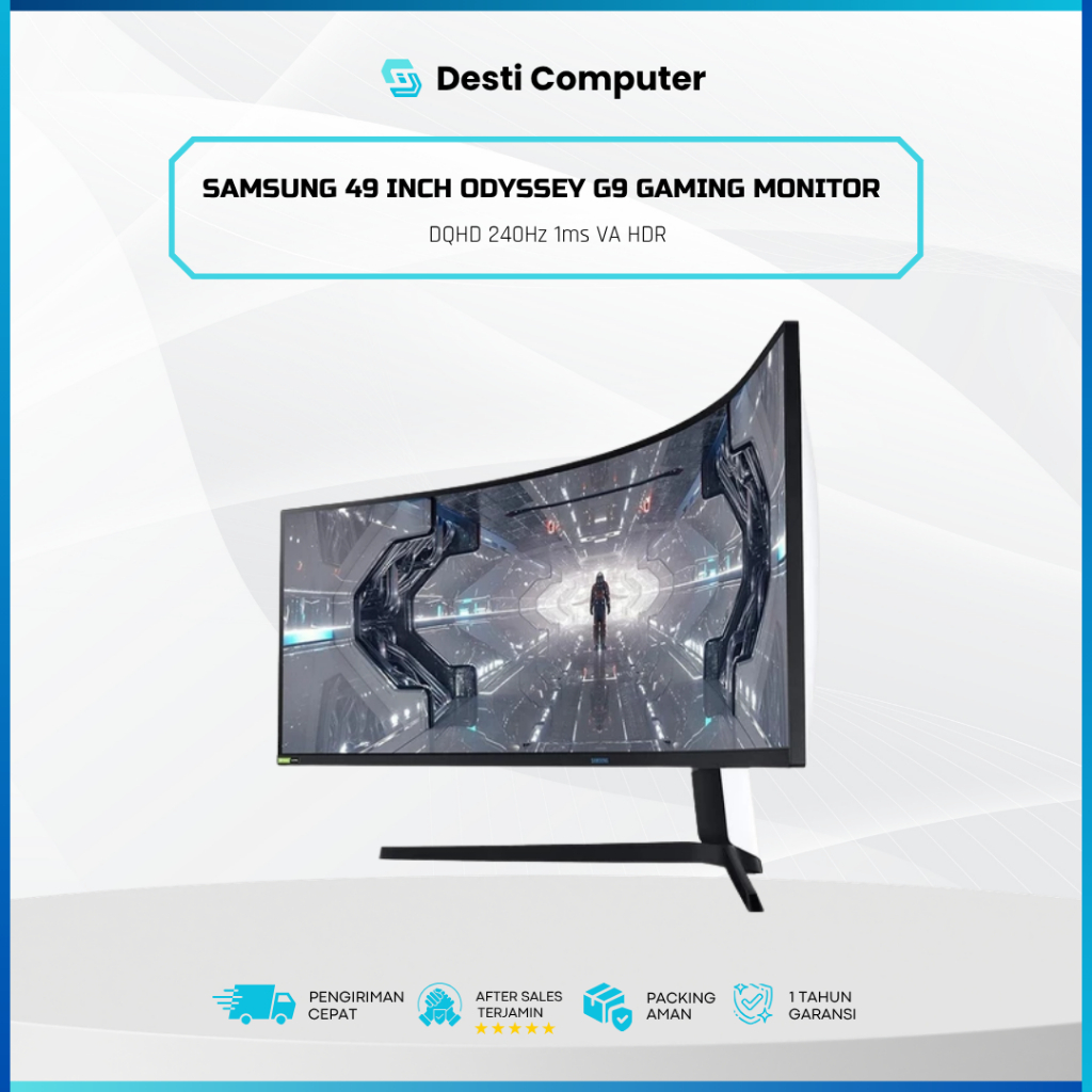 Samsung Odyssey G9 Gaming Monitor 49" DQHD 240Hz