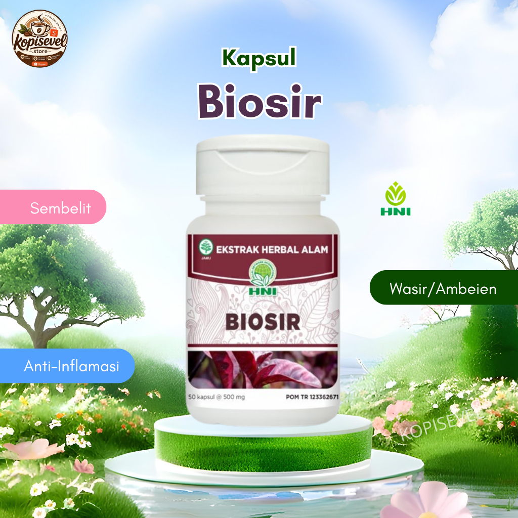 Biosir HNI HPAI Obat Herbal Alami untuk Wasir atau Ambeien