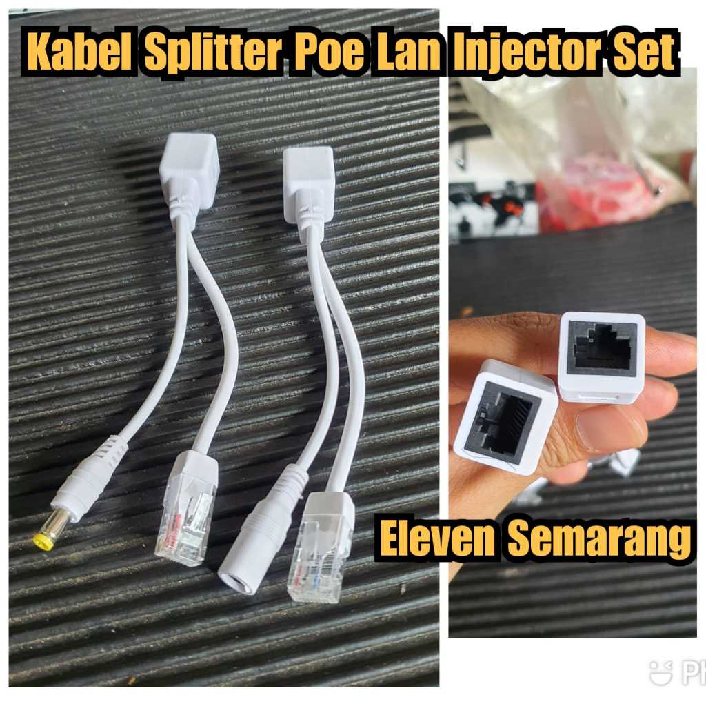 Kabel splitter poe lan injector poe splitter kabel poe set kabel lan splitter POE Lan injector