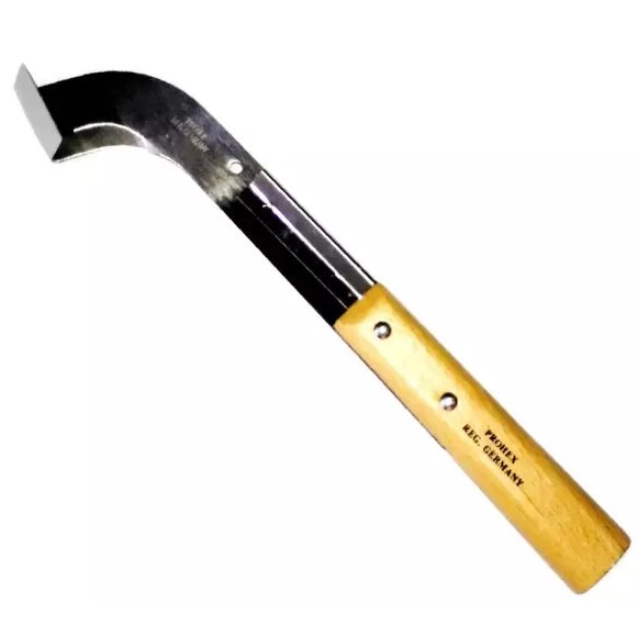 Pisau Deres Alat Sadap Getah Pohon Karet Stainless Steel Haston Prohex PROHEX PISAU SADAP KARET STAI
