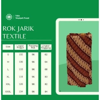 Rok Jarik Tekstil Aisyiyah - Sandwash / Batik Muhammadiyah