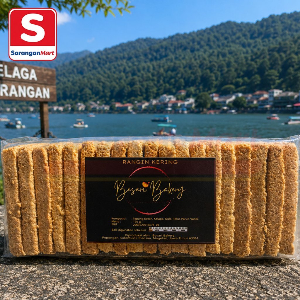 Kue Rangin Kering Besari Bakery Khas Magetan Renyah Gurih Manis Oleh-Oleh Telaga Sarangan | Jajanan 
