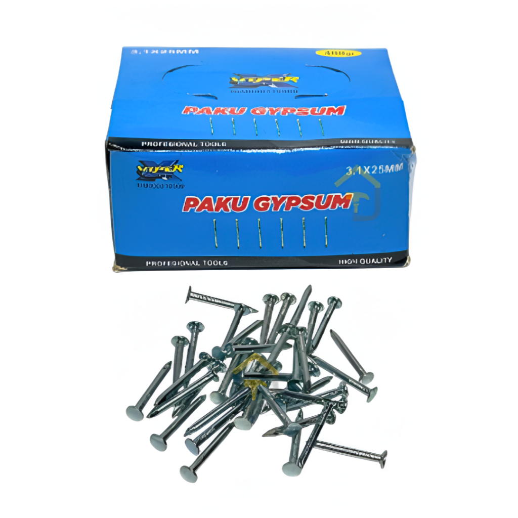 VIPER Paku Gypsum Gypsum Nail Paku GRC Drywall Nail Paku Plafon Paku Dinding Paku Baja Fiber Cement 