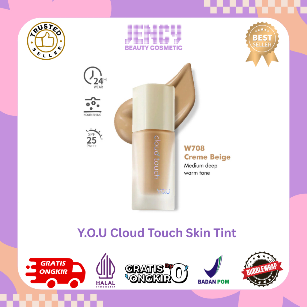 JENCY - You Cloud Touch Blurring Skintint | You Skintint | Foundation You | Foundation Daily | Found