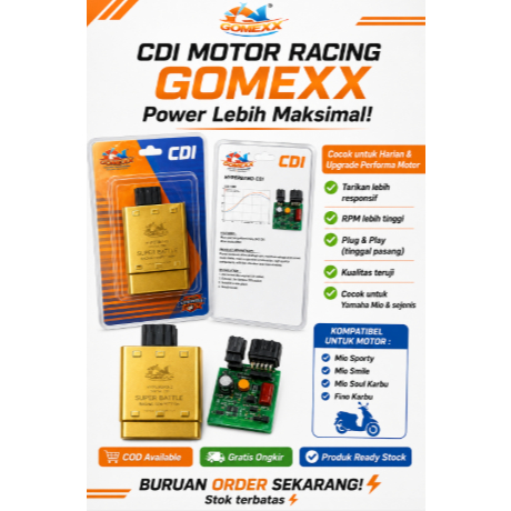CDI RACING NO LIMIT GOMEXX MIO LAMA 5tl dibawah tahun 2008