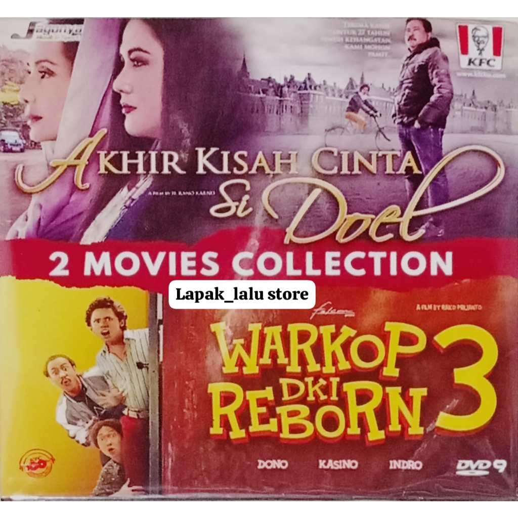 DVD KFC Film Akhir Kisah Cinta Si Doel & Warkop DKI Reborn 3
