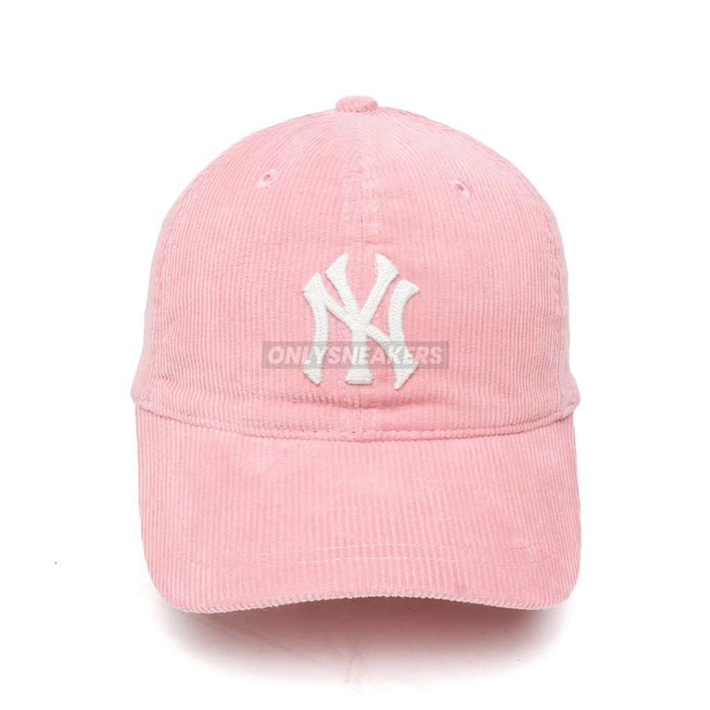 MLB CLASSIC CORDUROY UNSTRUCTERED BALL CAP NEW YORK YANKEES PINK