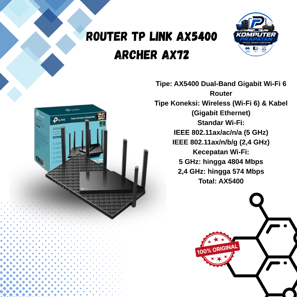 Router TP-Link Archer AX72 AX5400