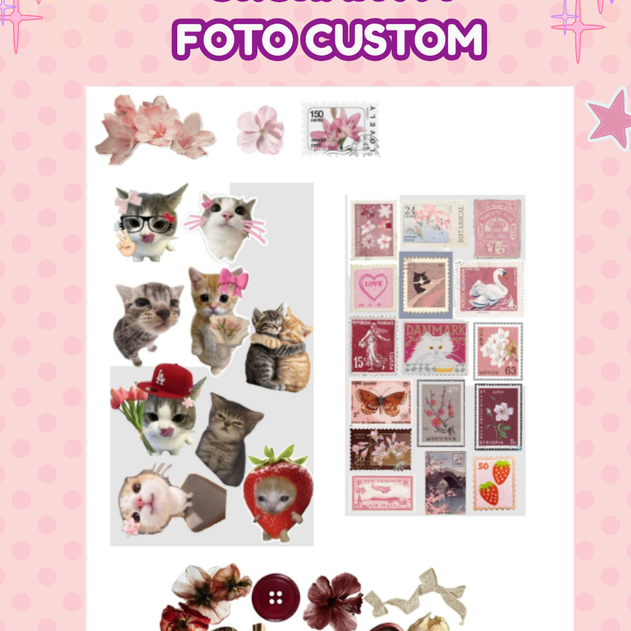 JASA PRINT KERTAS STICKER GLOSSY A4 BERWARNA