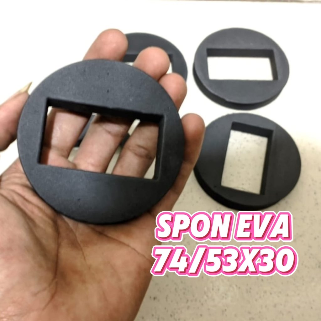 SPON EVA CUSTOM 74/53X30  NANA PAPER TUBE [BUKAAN BAWAH] DIAMETER PAPER TUBE 8 CM UK BTL 53X30 MM