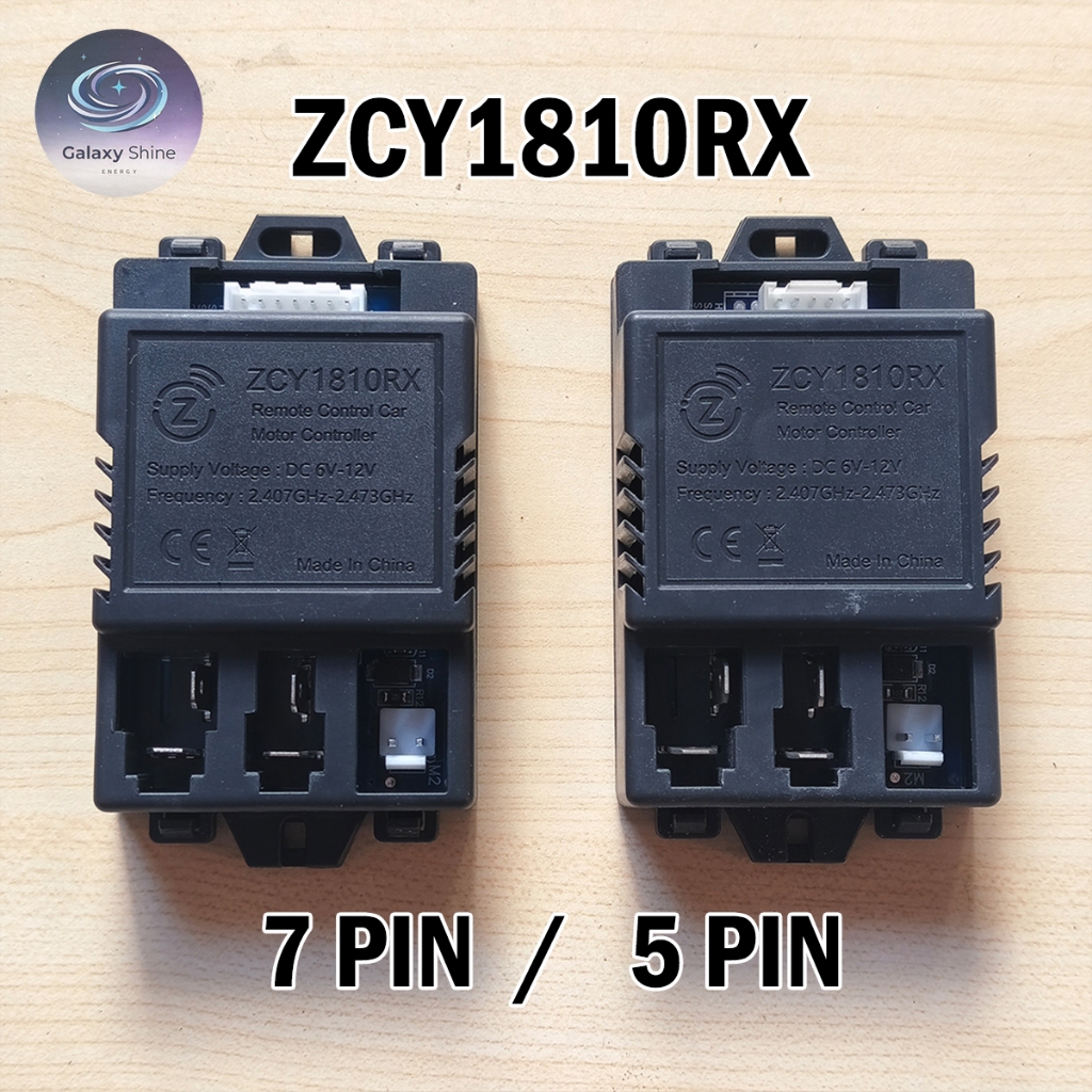 MODUL RECEIVER MOBIL AKI ANAK ZCY1810RX 7 PIN 5 PIN 6V 12V MAINAN MOBILAN AKI KOTAK RECEIVER BLUETOO