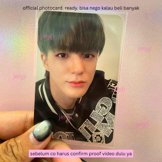 nct photocard official - lee jeno 6th anniv necklace pc only nct dream
