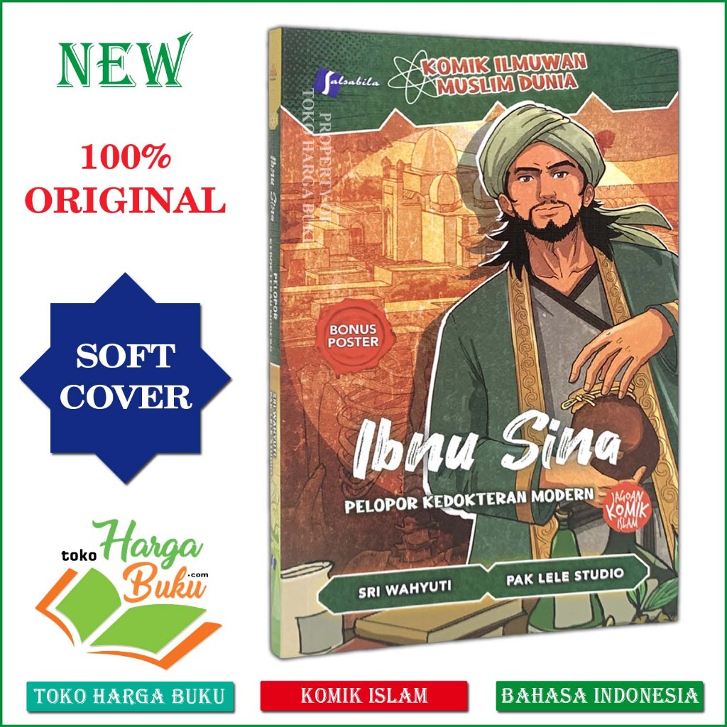 Foto Komik Ibnu Sina Pelopor Kedokteran Modern Buku Anak Ilmuawan Muslim Dunia FULL COLOR Bonus Poster Salsabila Pustaka Al-Kautsar