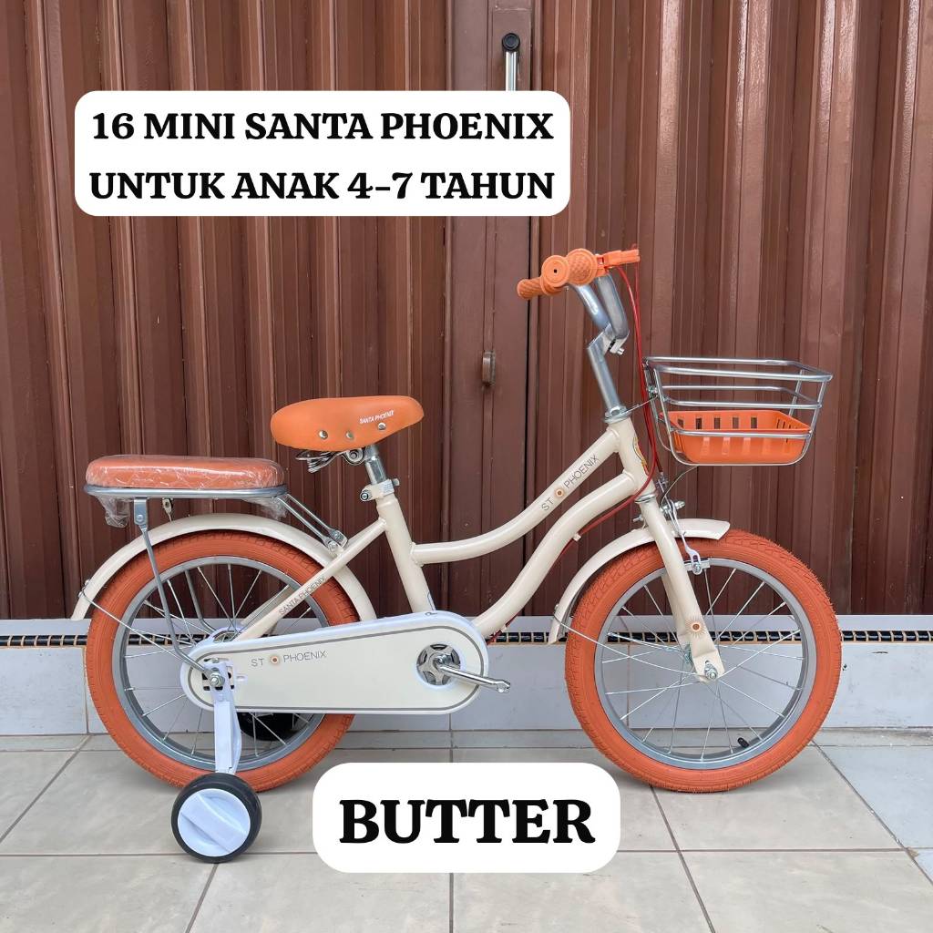Sepeda Anak Perempuan 16 MINI SANTA PHOENIX