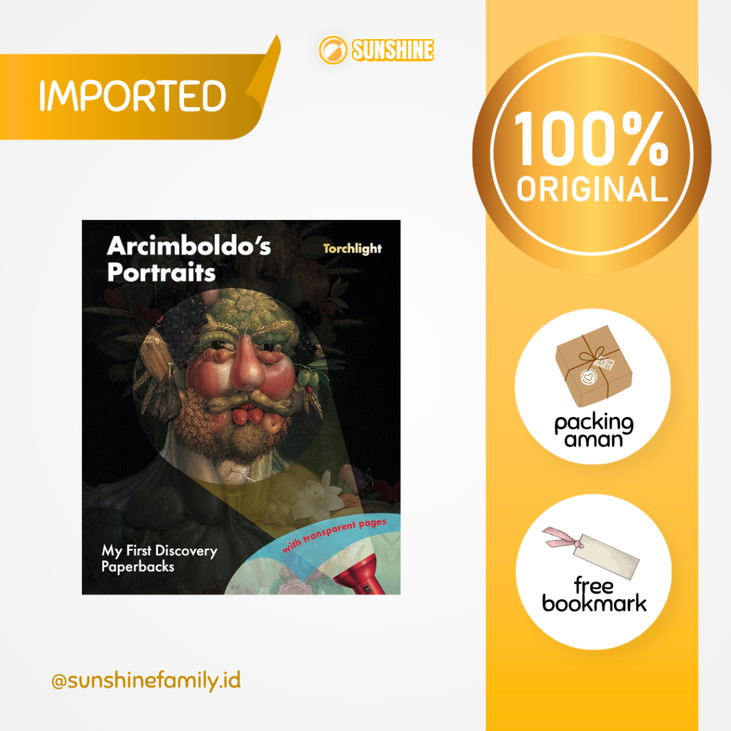 SUNSHINE FAMILY - Imported Book - [MFD] Arcimboldo's Portraits My First Discovery Paperbacks - Moonl