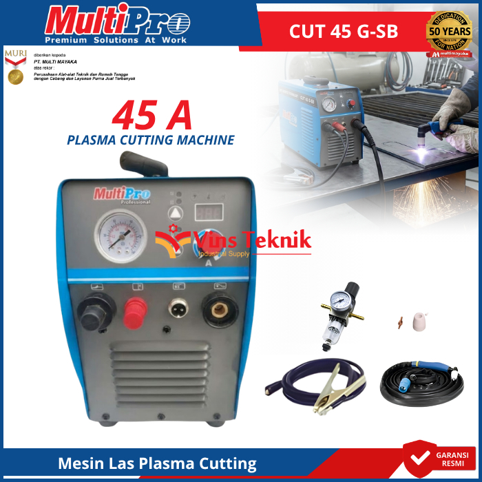 MULTIPRO CUT45 G-SB Inverter Multipro Cutting heavy duty Mesin Las Plasma CUT 45 G