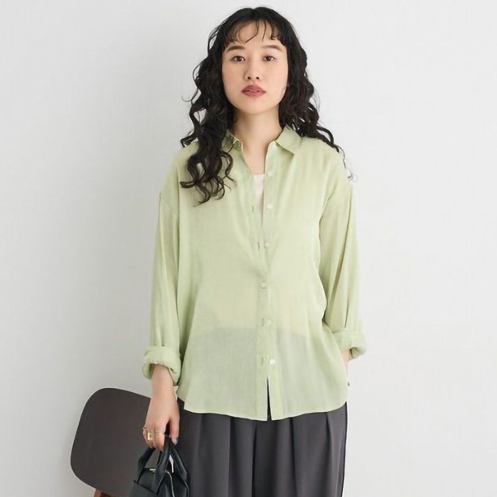Bobo Tokyo - Blouse Organza Wanita - Saeka Organza Blouse