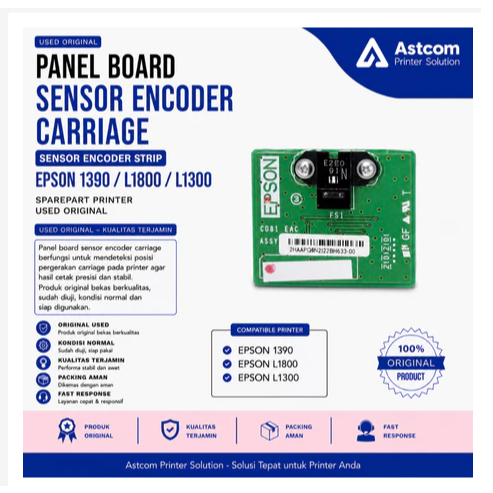 Panel Board Sensor Encoder Carriage Epson L1300 L1800 L1300 Sparepart Printer