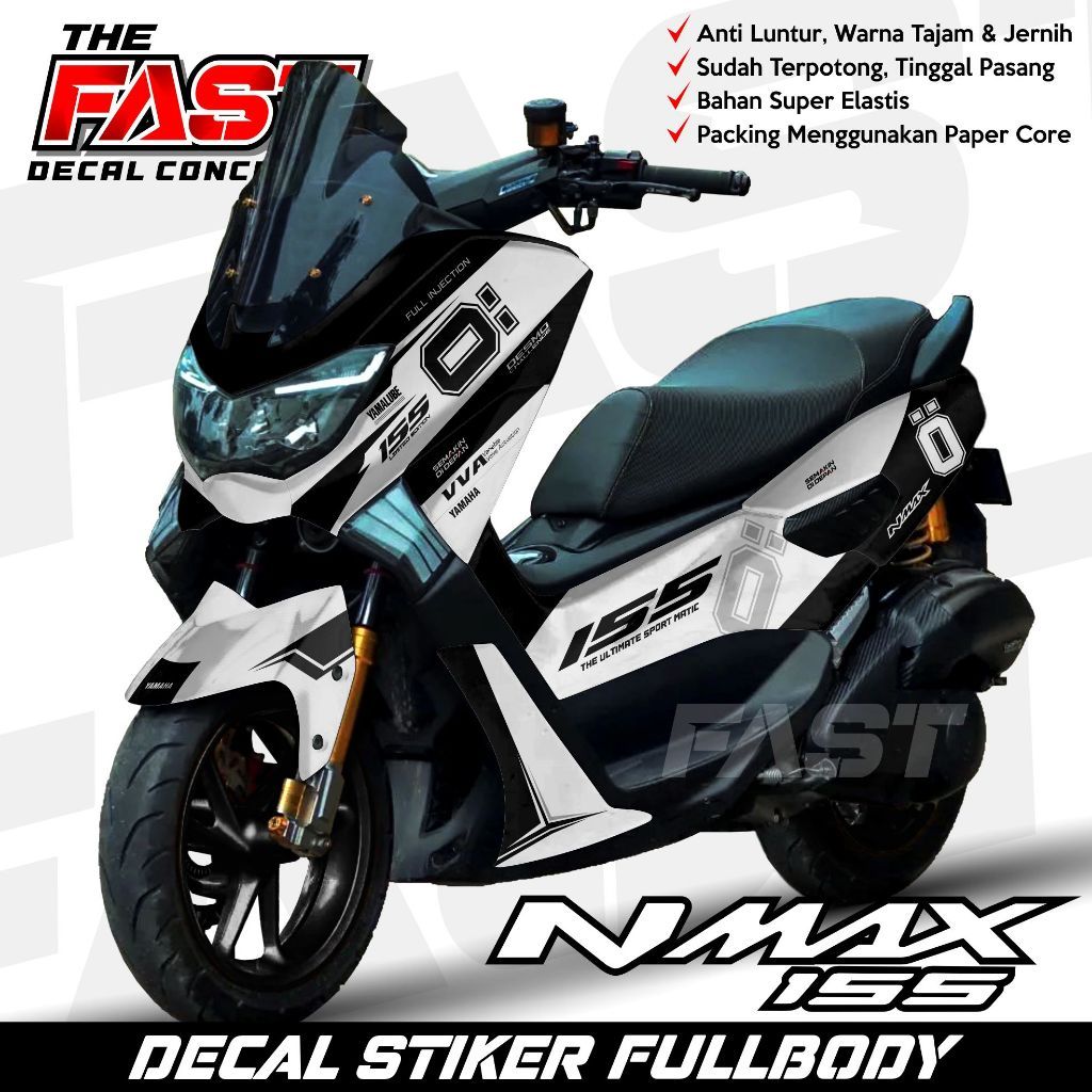 Dekal Stiker Yamaha Nmax Old Fullbody Motif OHLINS Variasi Sticker Striping Decal Nmax Old/Lama