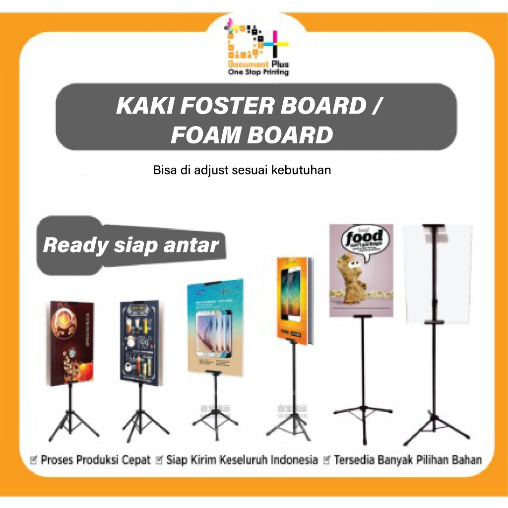 Kaki Foster Board / Foam Board Adjustable Stand Papan Poster