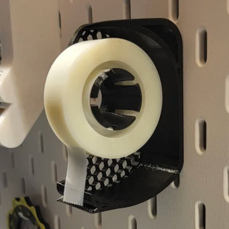 Ikea Skadis Tape Dispenser pegboard