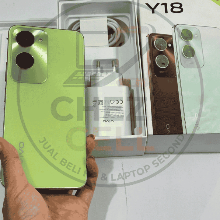 Second Smartphone Vivo Y18 NFC 6/128 Garansi 1 Bulan
