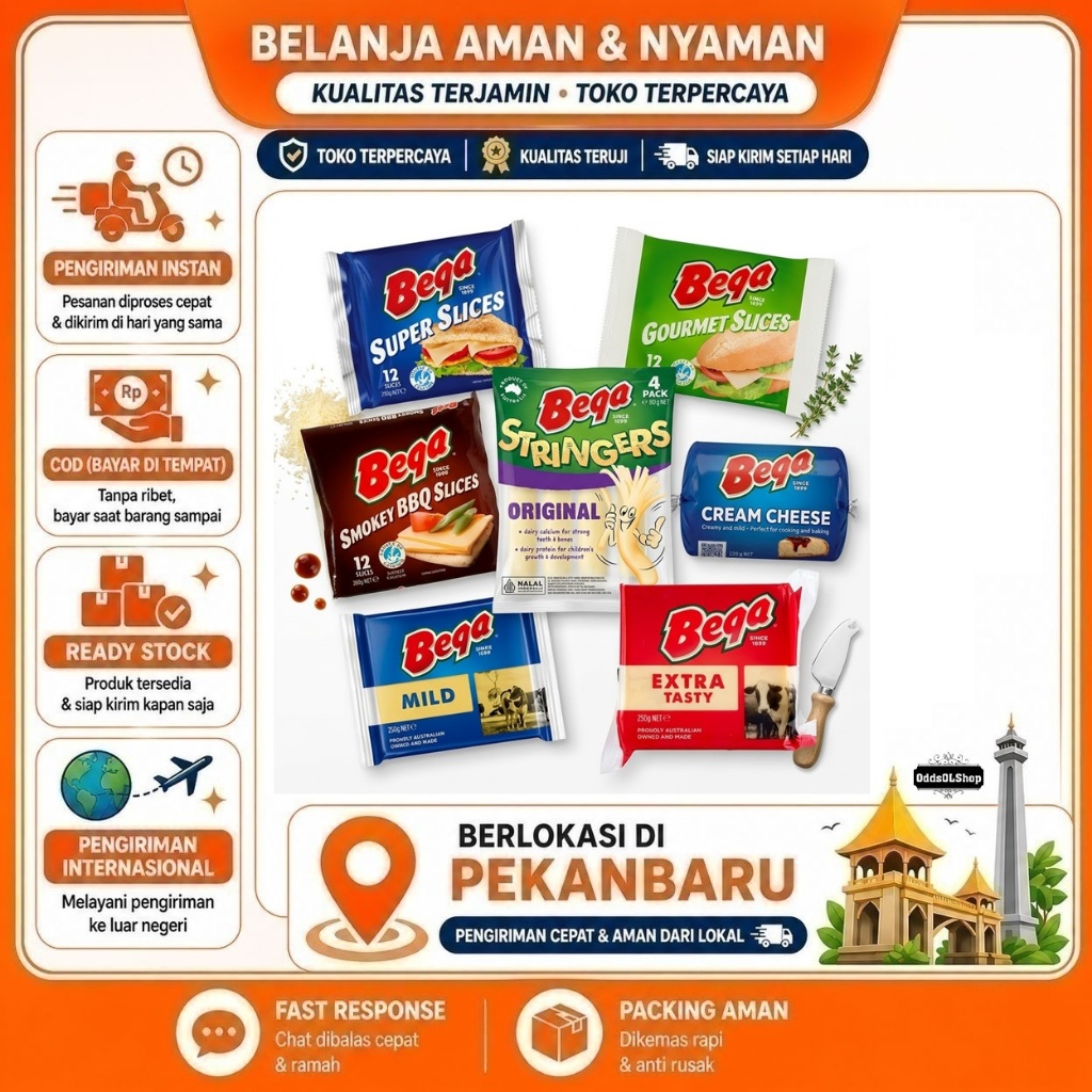 Keju Bega Stringers Original 4s, Extra Tasty, Mild, Super Slices, Smokey BBQ, Gourmet & Cream Cheese