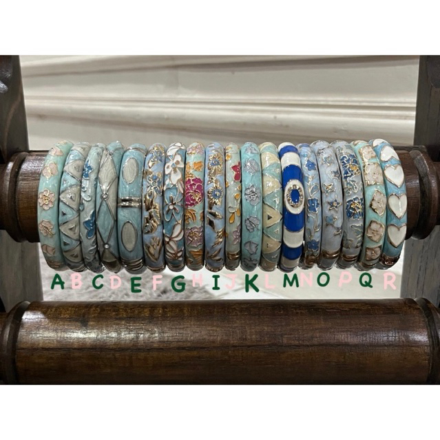 laulola // Caelus | Enamel Bangles Cloisonne Bracelets