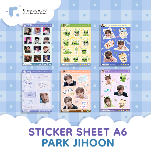 Sticker Sheet Park Jihoon | Kpop Fanmade | Freebies | PARK JIHOON