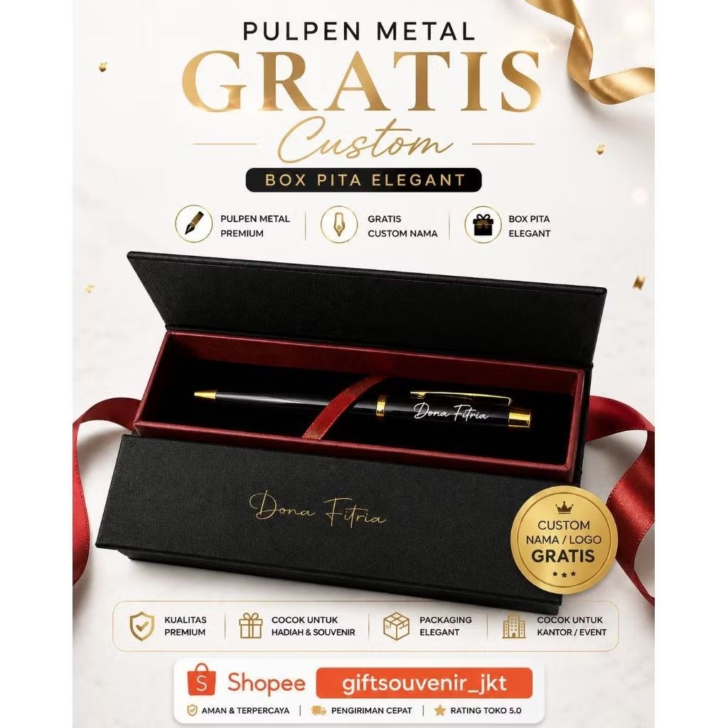 Free Grafir Pen Parker Custom/ Pena Parker tw / Free Box Pita