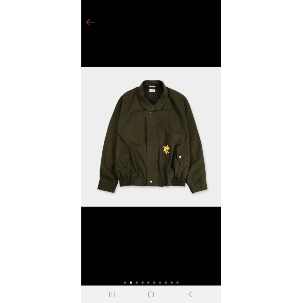 (PRELOVED) CRSL Chilo Aero Jacket | Green Army | Flight Jacket | Jaket Motor Unisex Pria Wanita | Bo