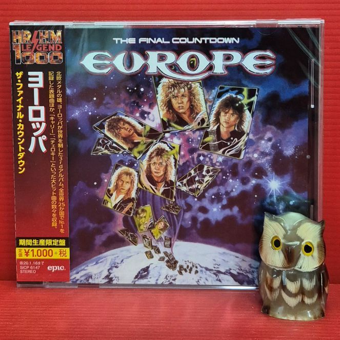 CD Europe - The Final Countdown Japan OBI Legend 1000