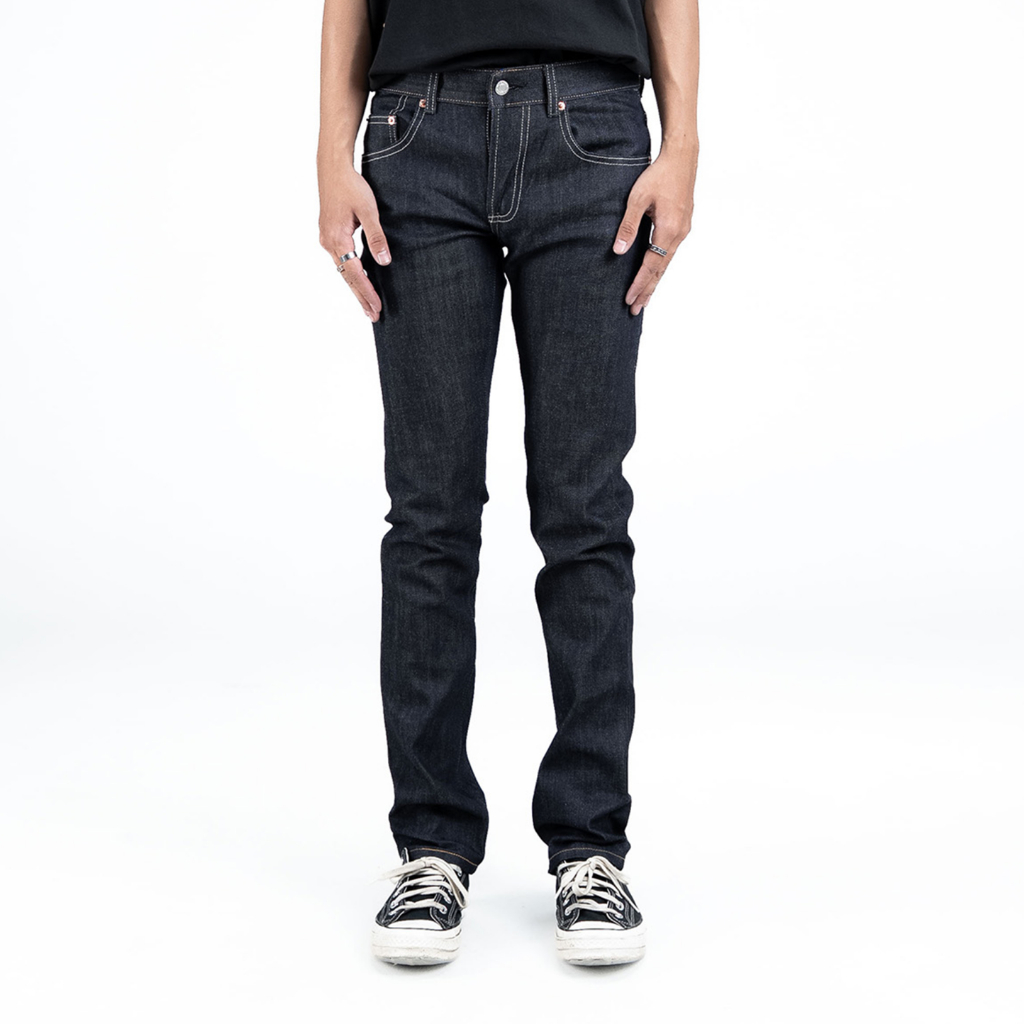 Pot Meets Pop - Pmp Denim (Slim Fit) Super Thaistick Blue Indigo - Celana Jeans Panjang -  12 Oz