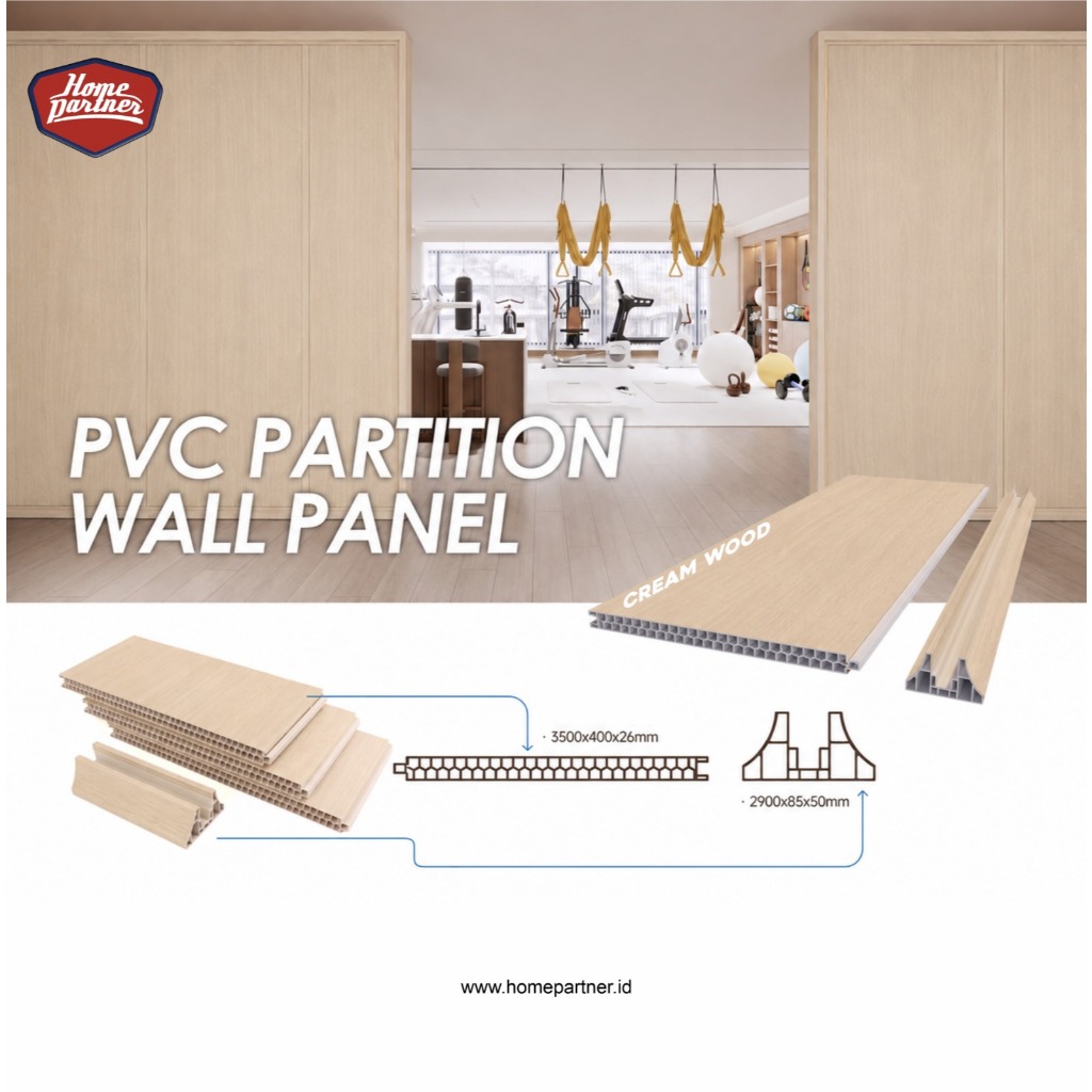 Partisi PVC Dinding Ruangan | Sekat Kamar & Kantor | Pembatas Ruang Minimalis