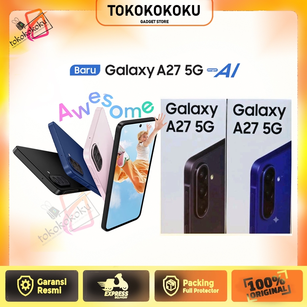 Samsung Galaxy A27 5G 6/128GB & 8/256GB | Hp AI | IP64 | 5000 mAh - 6GB - 8GB - 128GB - 256GB - Gara