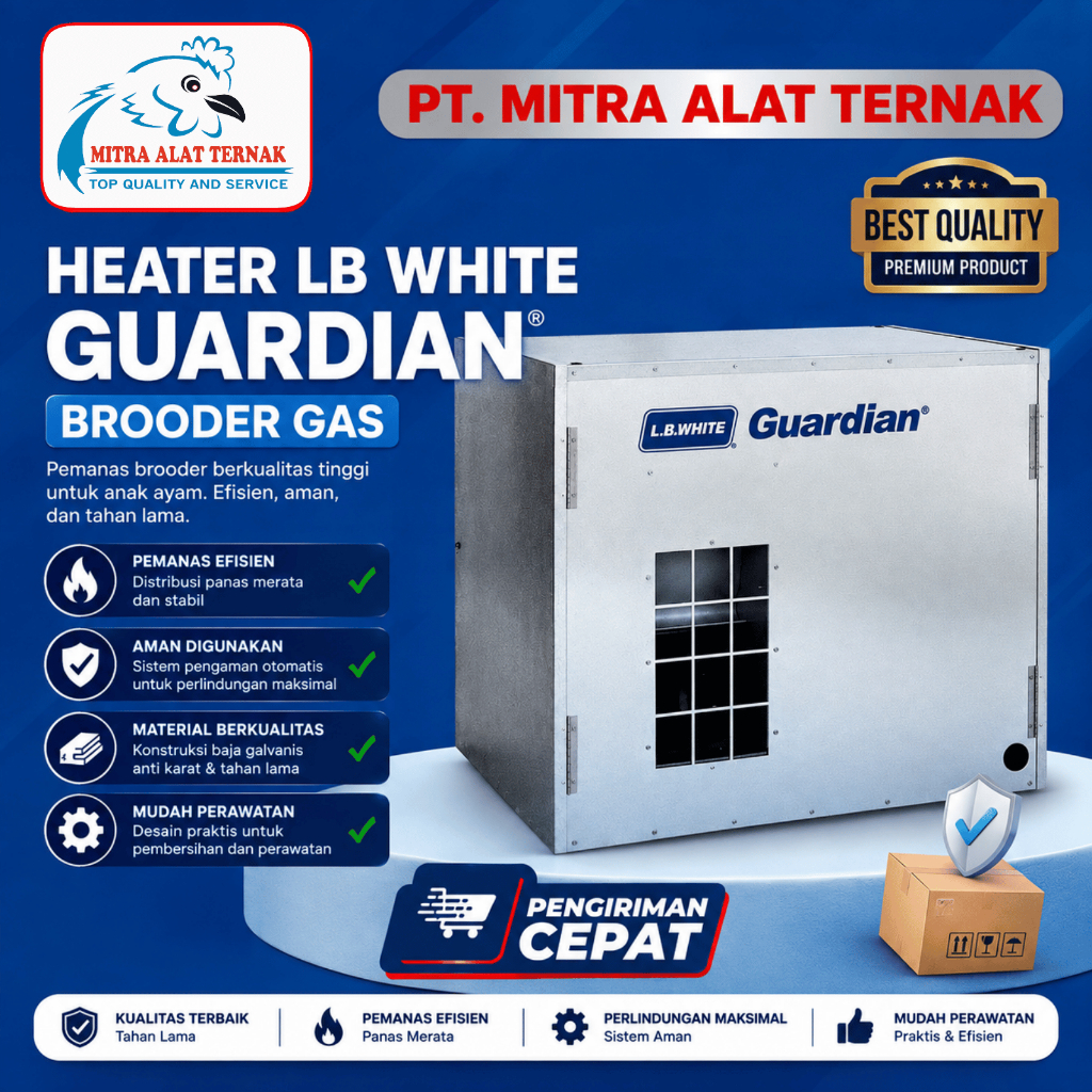 Heater Gas LB White Guardian - Pemanas Kandang Ayam - Pemanas Gas