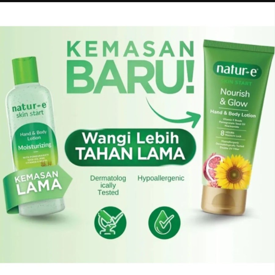 [100 ML] Natur-E Hand Body Lotion 100ml (DV) | Natur-e skin start hand body lotion 100ml