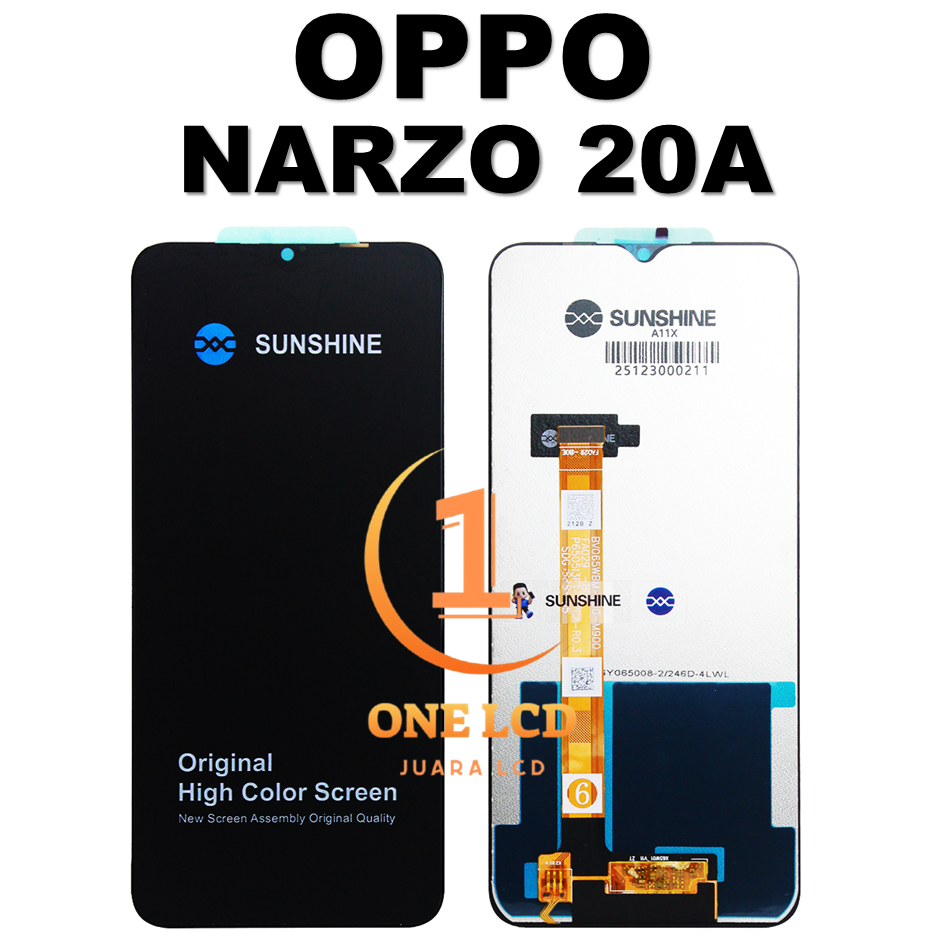 LCD TOUCHSCREEN OPPO NARZO 20A ORIGINAL 100%
